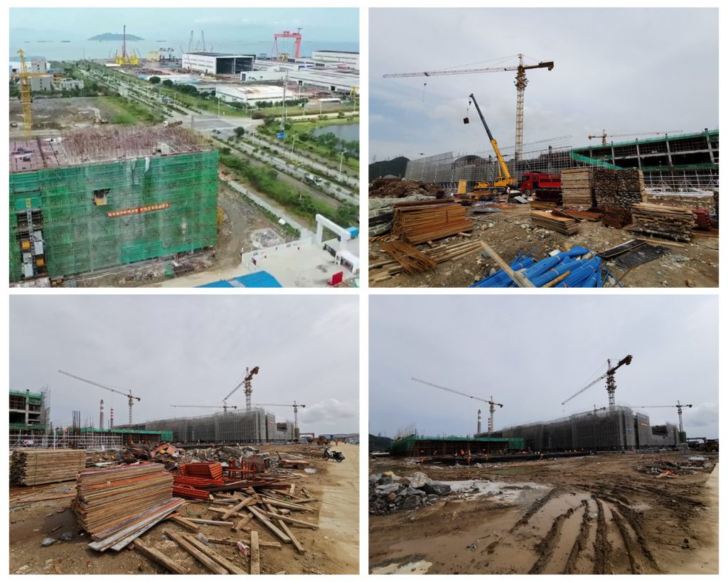 Chairman Liu inspected the construction of Zhuhai Gaolangang Base Project